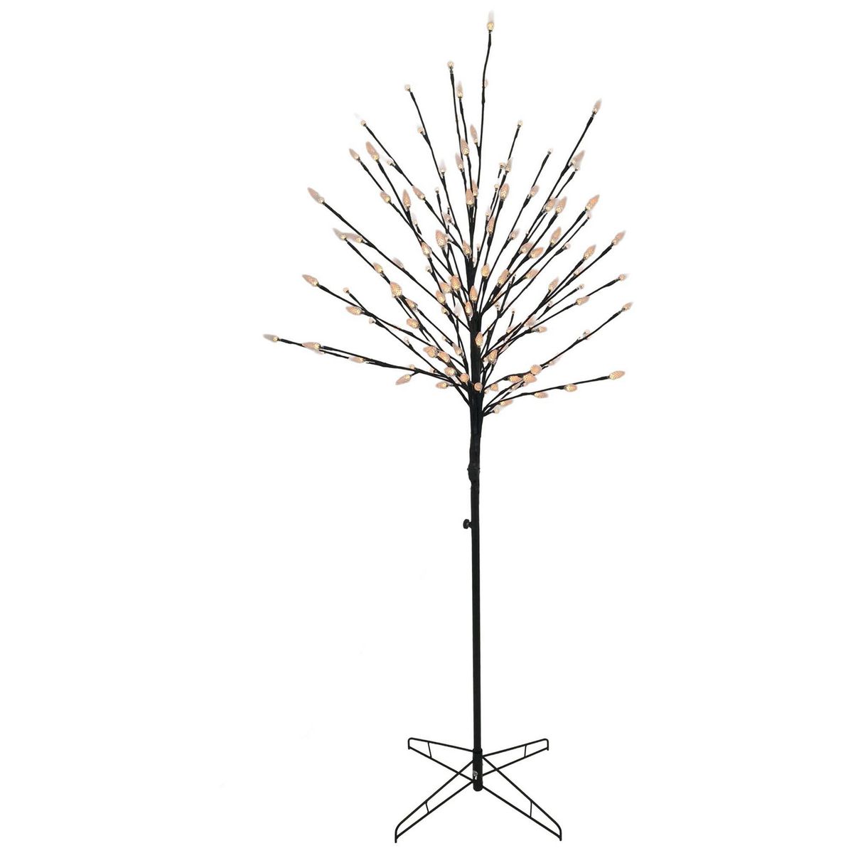 Dear Santa - Árbol Navidad con luces 160 led blanco 150 cm