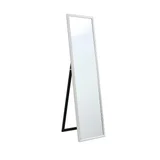 Espejo de Cuerpo Completo con Atril de 41 x 152 cm Plata