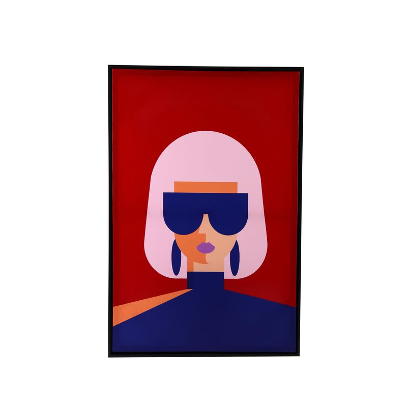 Just Home Collection - Cuadro decorativo Mane Girl de 60 x 90 cm