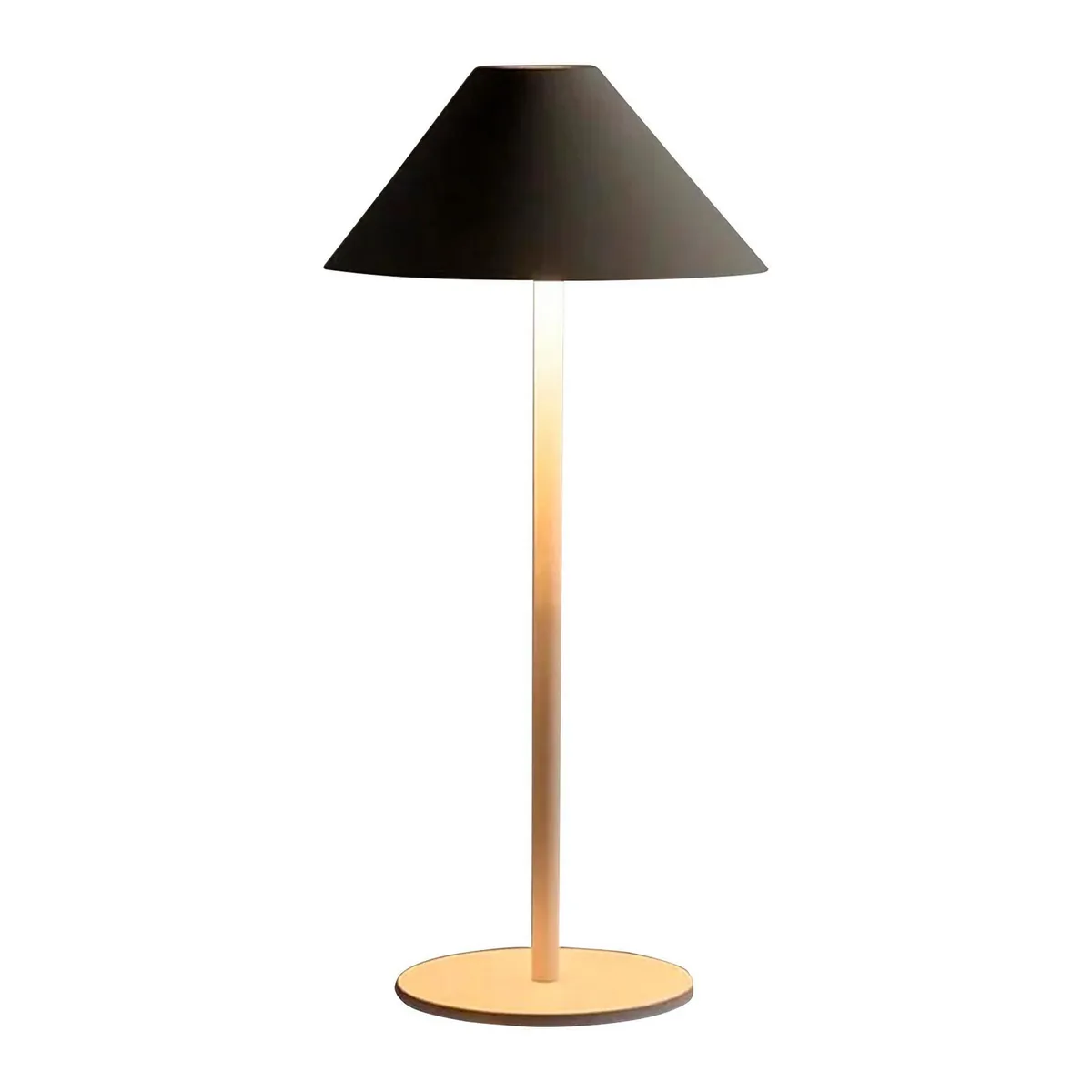Lámpara LED Recargable de Escritorio Gorro Plata, marca Just Home Collection - Foto Principal