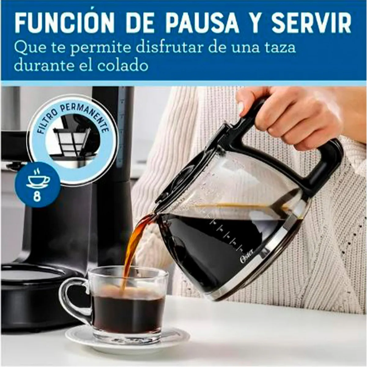 Oster - Cafetera Oster Programable