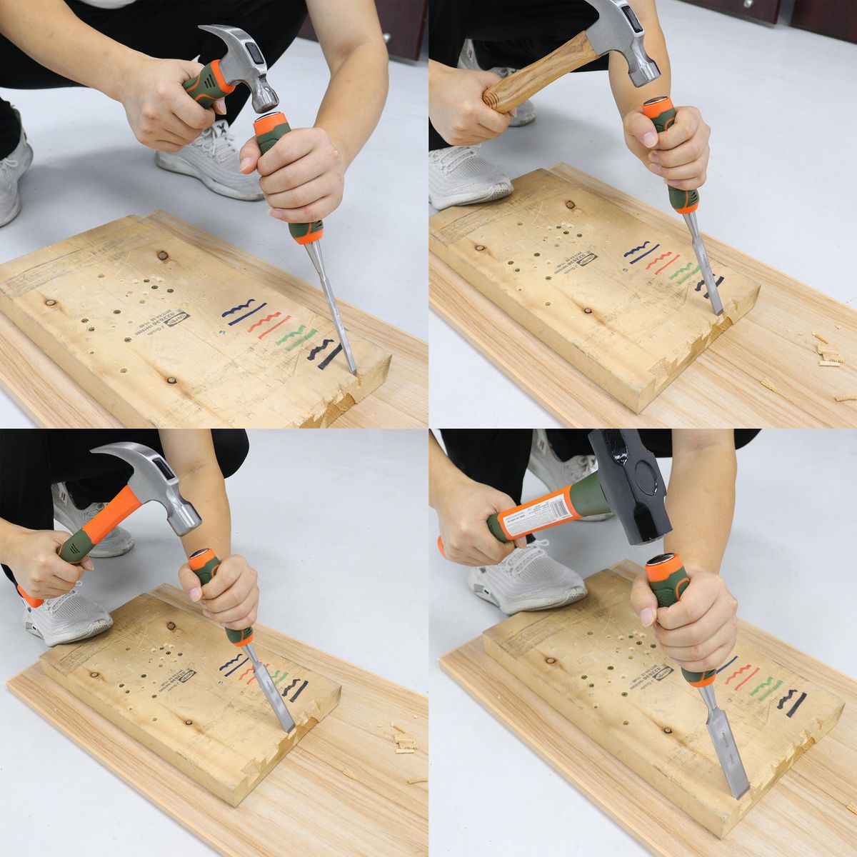 Juego de Formones para Madera 4 pzas Bauker, marca Bauker - Foto 2
