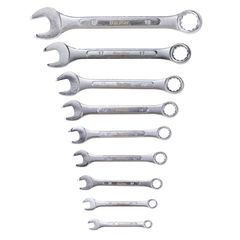 Set de Llaves Punta y Corona 9 pzas Bauker