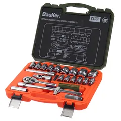 Set de Dados Mecánicos 23 pzas Bauker