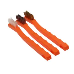 Set de 3 Minicepillos de Alambre, Bauker