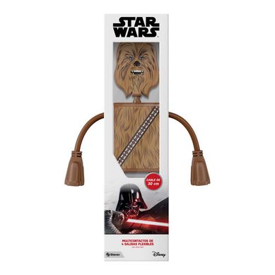 Multicontacto de 4 salidas flexibles, Chewbacca