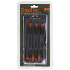 Set de Limas 6 Pzas 4" Bauker