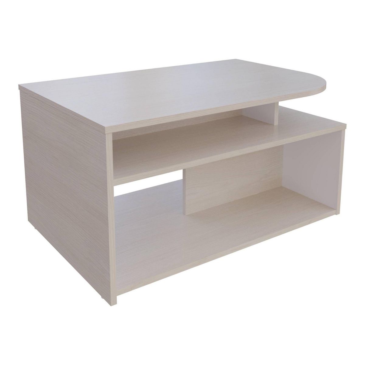Mesa Centro Curvi Niebla 80X42X53 cm, marca Maderkit - Foto Principal