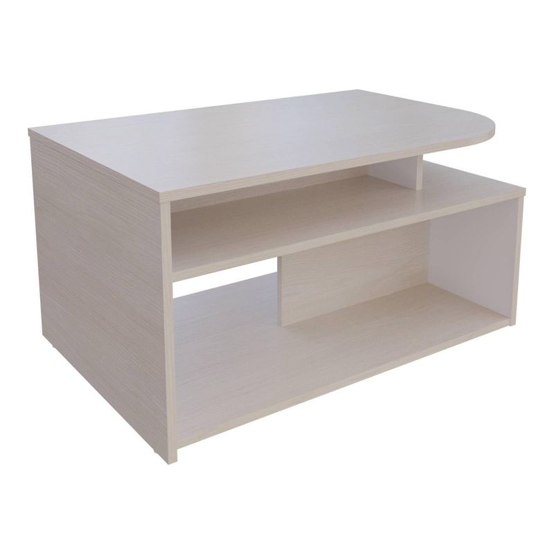 Maderkit - Mesa Centro Curvi  Niebla 80X42X53 cm