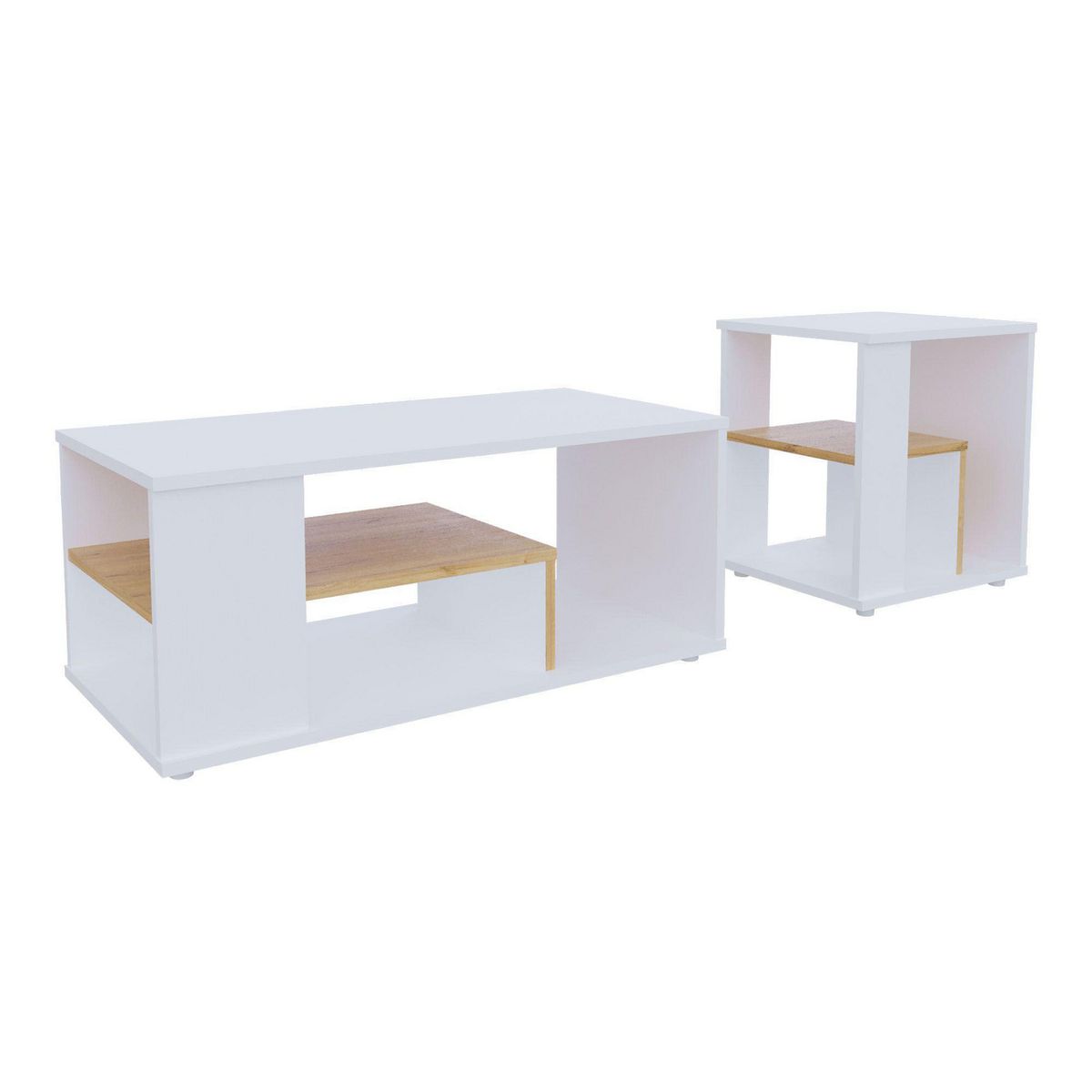 Combo Mesa Extendible Nórdico 80X35X40 cm, marca Maderkit - Foto Principal
