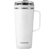 Termo shaker flex handle blanco 768 ml