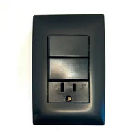 Placa Armada con 1 Contacto + 2 Interruptores Sencillos