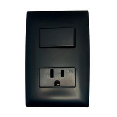 Placa Armada con 1 Interruptor Sencillo +1 Contacto