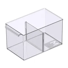 Organizador transparente 15.2 x 26.8 x 15.1 cm