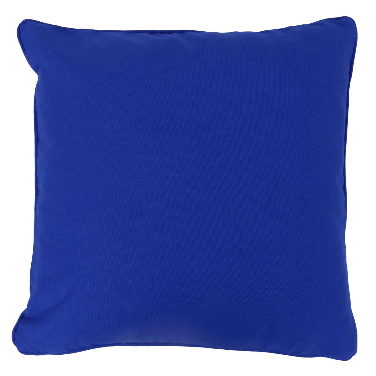 Cojín decorativo Clásico liso de 45 x 45 cm Azul, marca Just Home Collection - Foto Principal