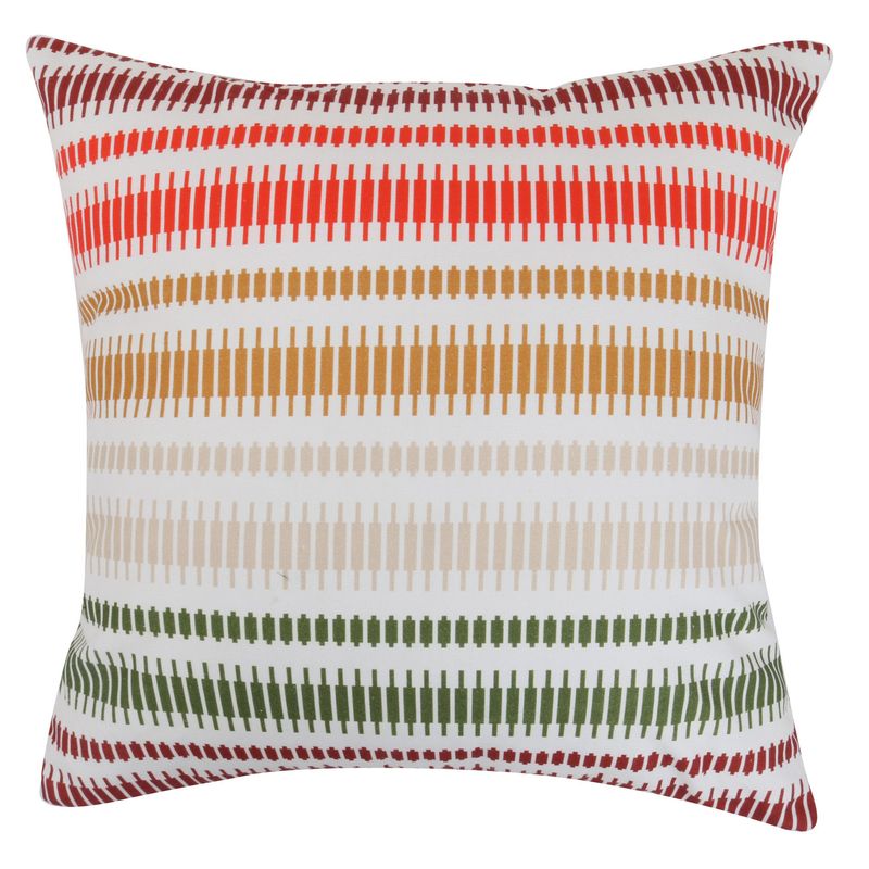 Just Home Collection - Cojín decorativo Boho línea de 45 x 45 cm Multicolor