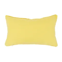 Cojín decorativo Clásico liso de 30 x 50 cm Amarillo