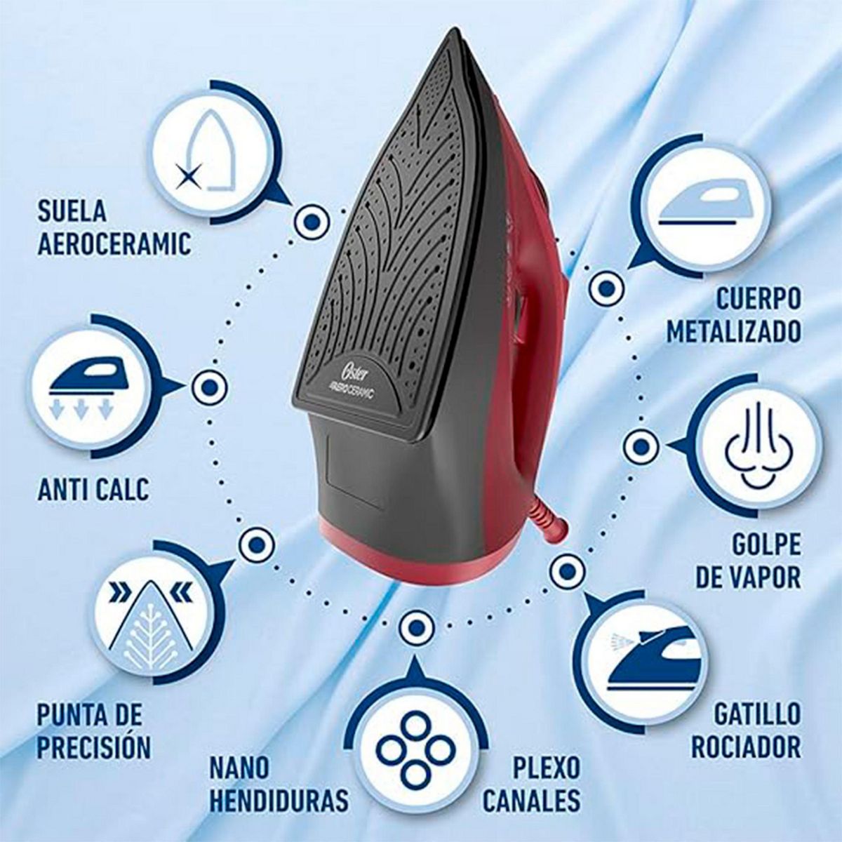 Plancha de Vapor Oster, marca Oster - Foto 2