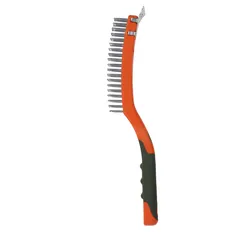 Cepillo de Alambre Raspador de 13.5" Bauker