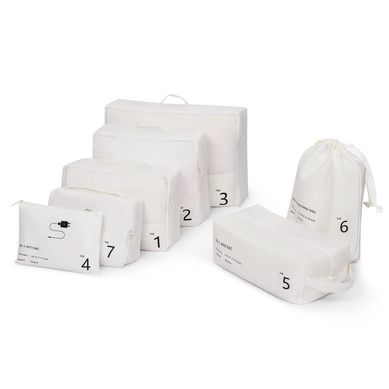 Juego de 7 bolsas para viaje