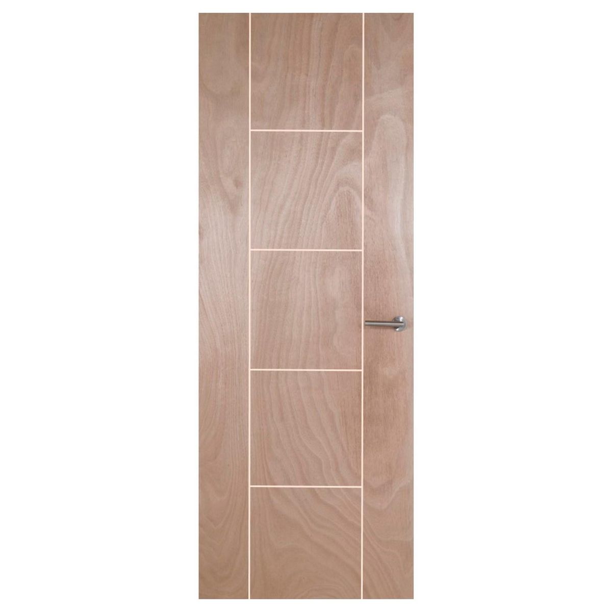 Puerta MDF CAP Okume de 90 x 213 cm Natural, marca Provepuertas - Foto Principal