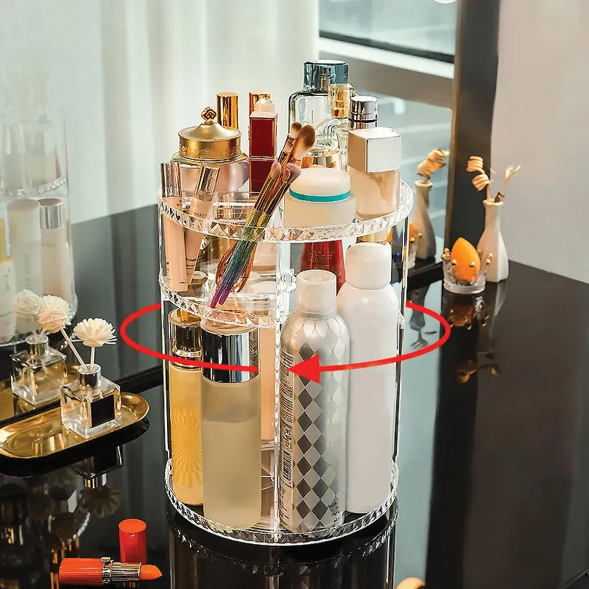 AG Box - Organizador de cosmeticos giratorio