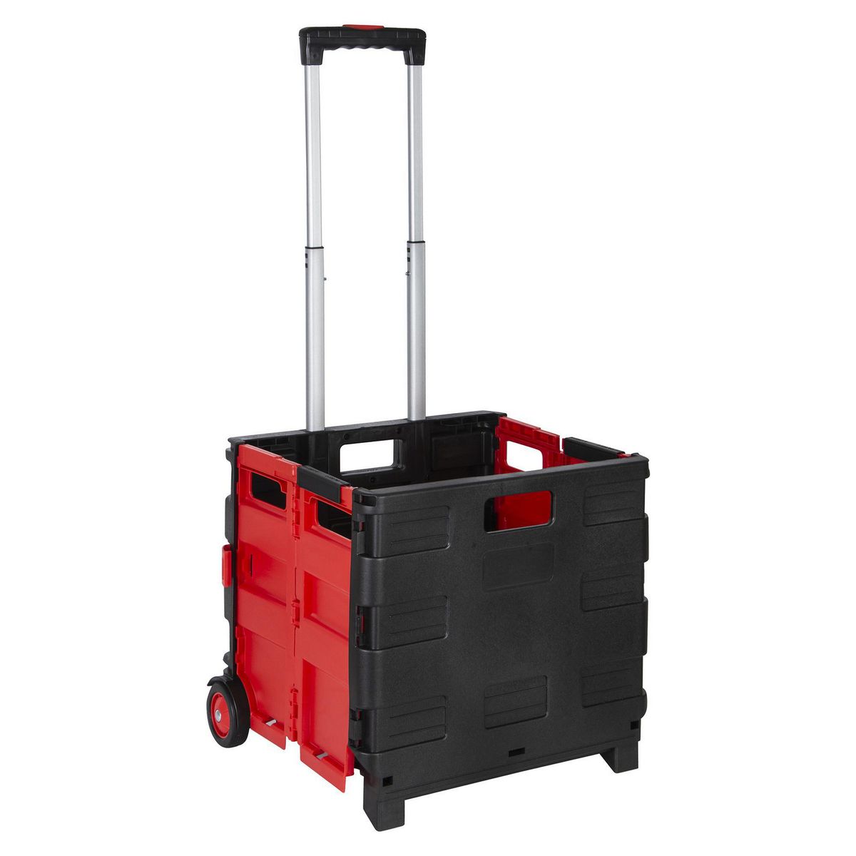 Carro de compras plegable rojo, marca AG Box - Foto Principal
