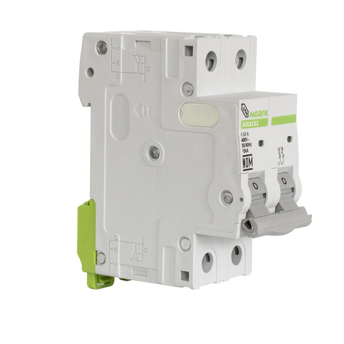 Iusa - Interruptor Termomagnético DIN 2P 63A