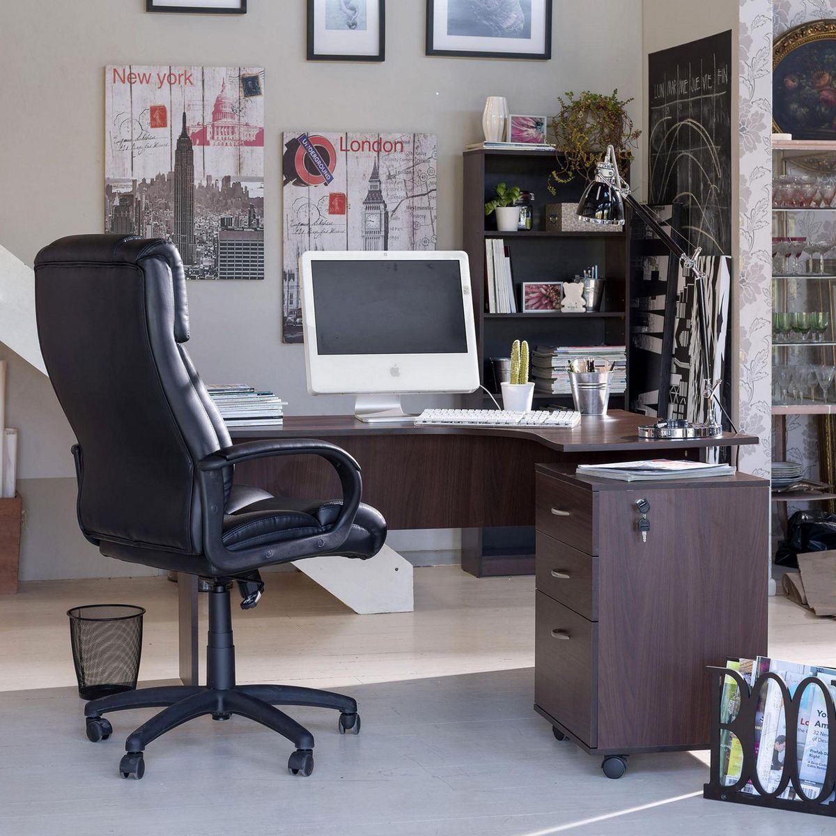 Just Home Collection - Silla PC Pirano