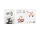 Set de 5 Cuadros Canvas Decorativos Infantiles KidDo