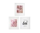Set de 3 cuadros decorativos Lowly de 27 x 35 cm