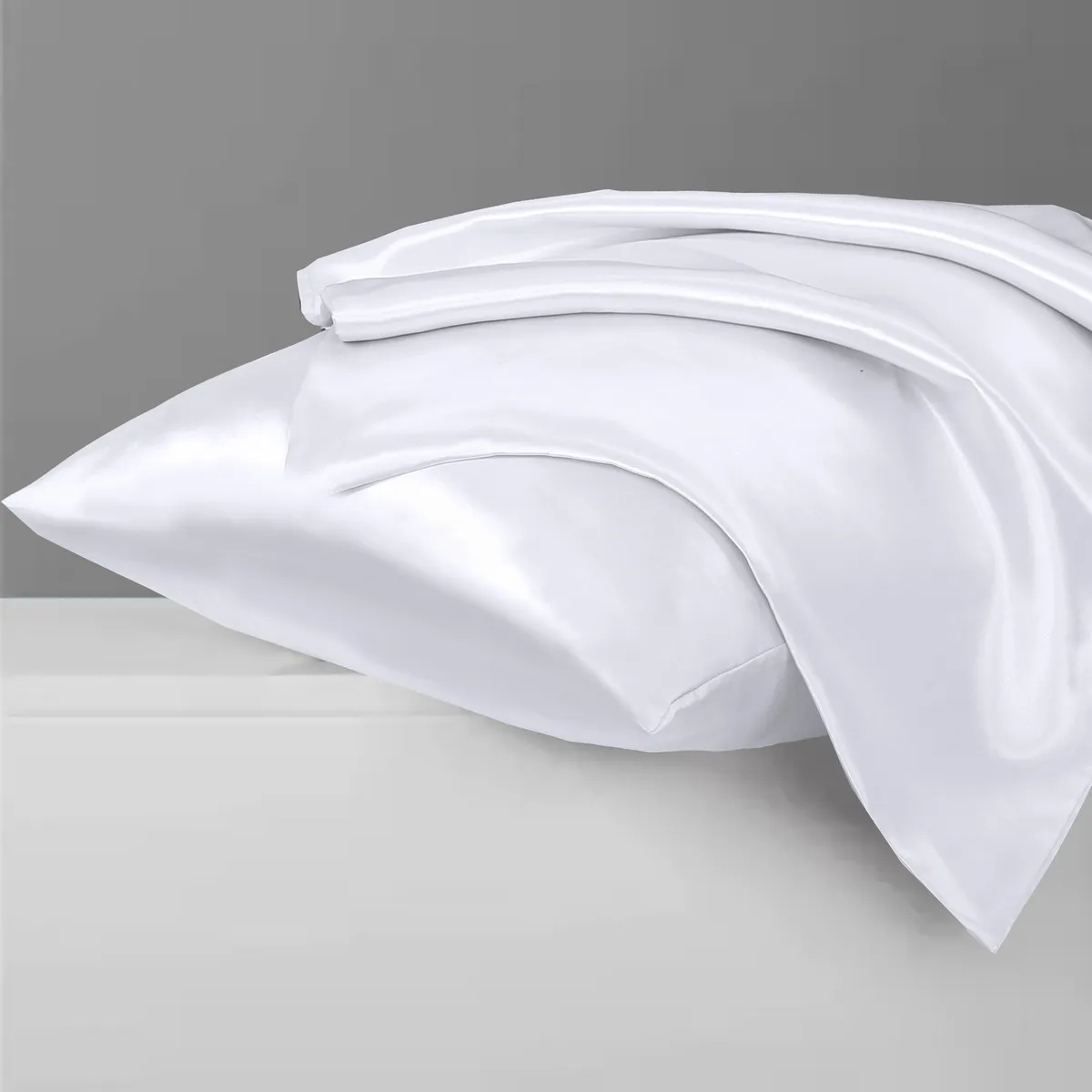 Just Home Collection - Set de 2 Fundas para Almohada de 50 x 70 cm Blanco