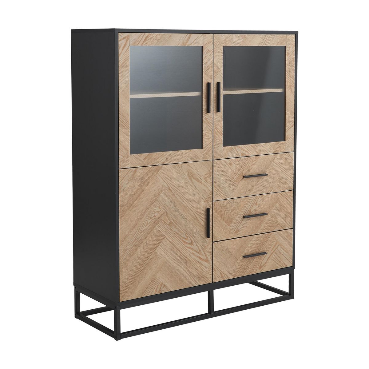 Just Home Collection - Vitrina Santa Cruz 104 x 40 x 135 cm