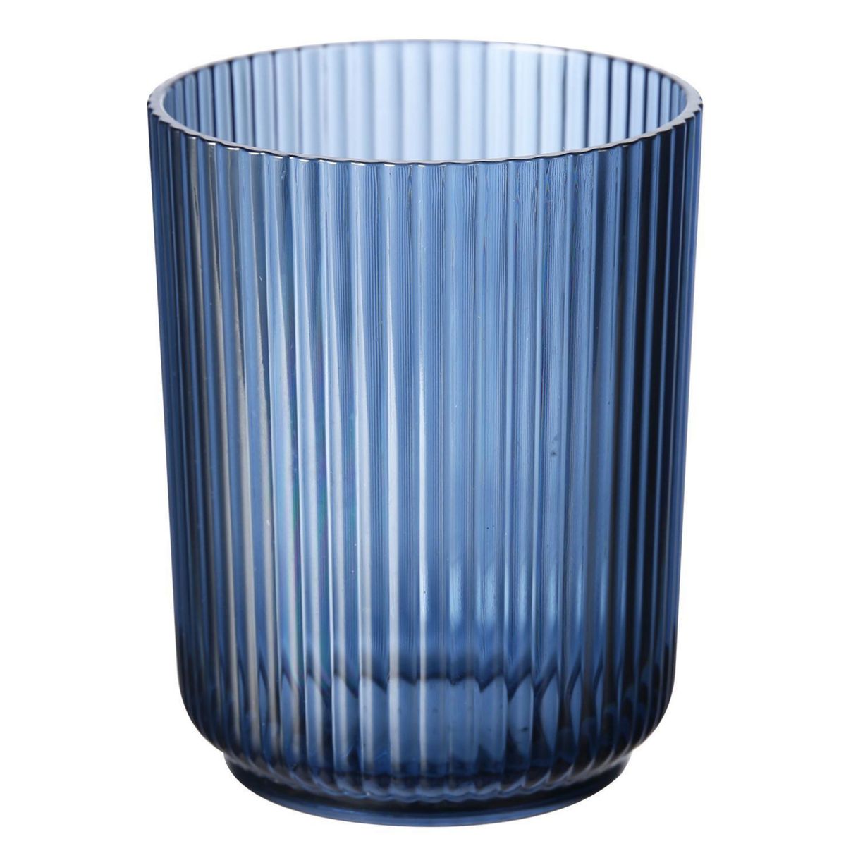 Just Home Collection - Vaso de acrílico azul 360 ml