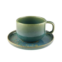 Set taza té + plato Wine