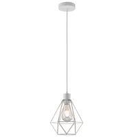 Lámpara Colgante Dustry 1 Luz E27 Blanco
