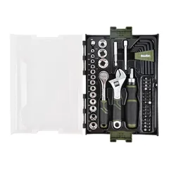 Set de Herramientas 62 pzas SAE, Bauker