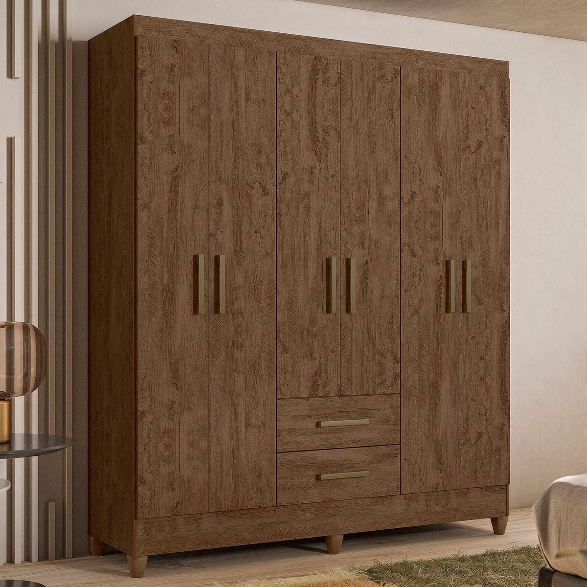 Casa Bonita - Clóset Lima 6 puertas 2 cajones