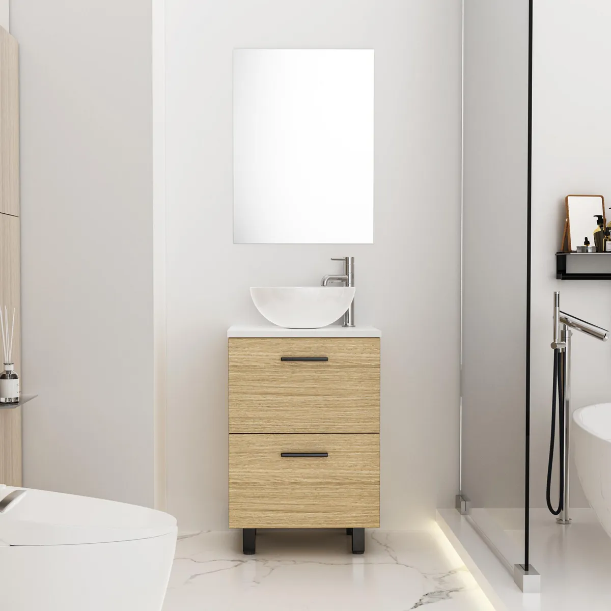 Mueble de Baño Robin Con Lavamanos 50 cm, marca Sensi Dacqua - Foto 2