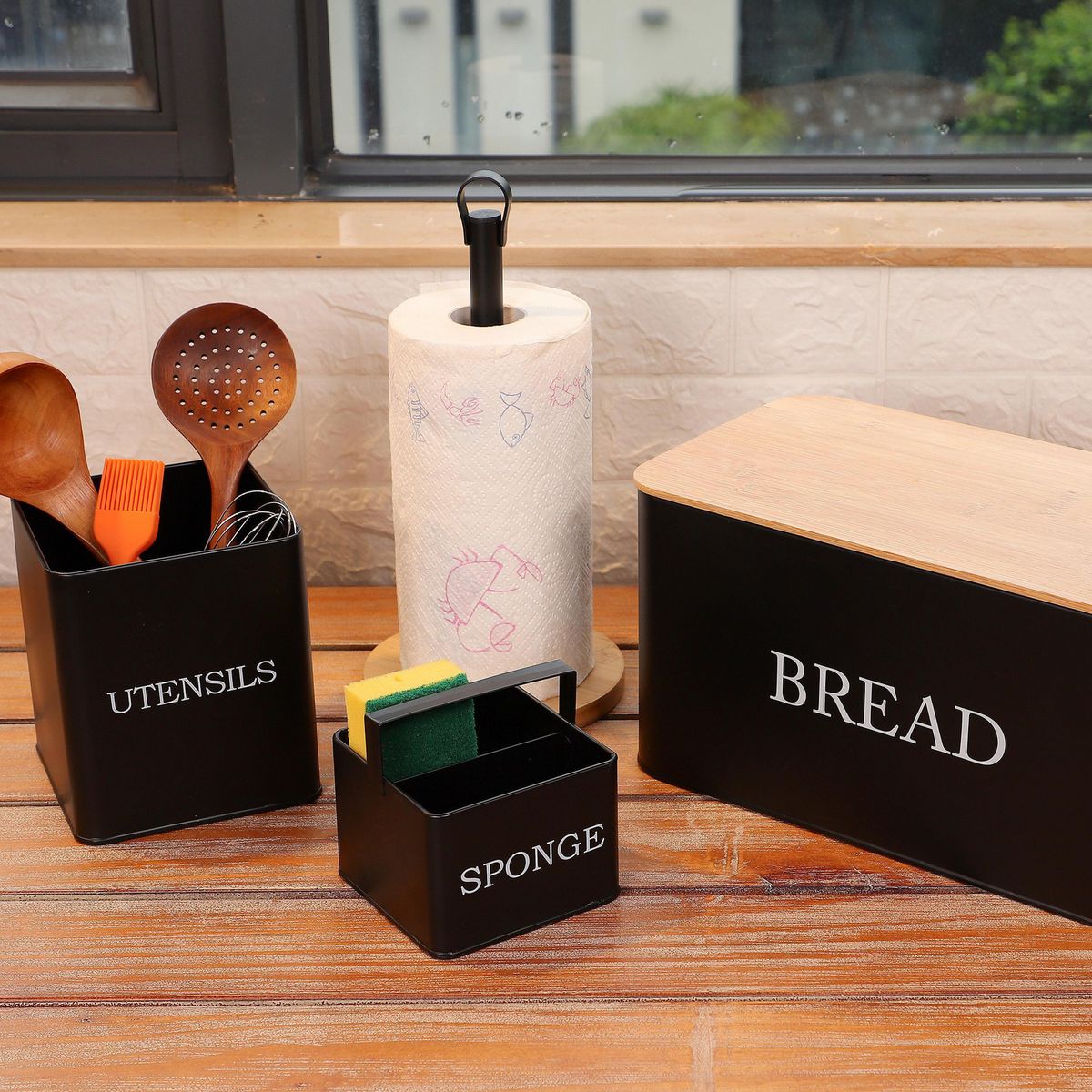 Just Home Collection - Set de 4 de Organizadores de cocina