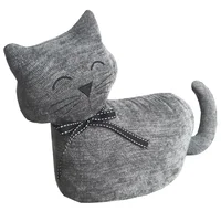 Tope de puerta diseño gato acostado