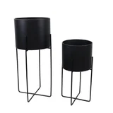 Set de 2 Maceteros con Base