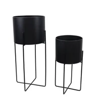 Set de 2 Maceteros con Base