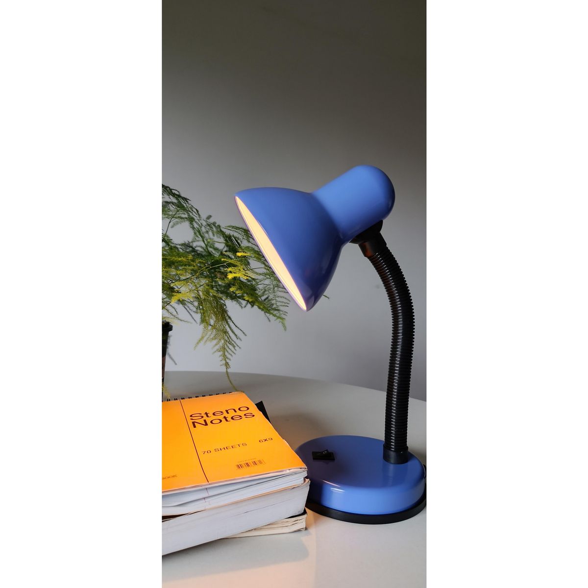 Lámpara de escritorio azul Piccola 1 luz e27, marca Casa Bonita - Foto 2
