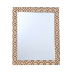 Espejo Decorativo Geo 69x84 cafe