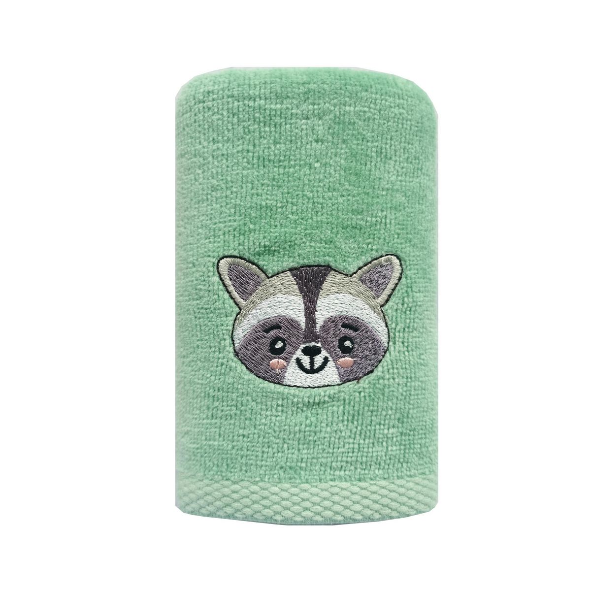 Casa Bonita - Toalla kids diseño mapache verde