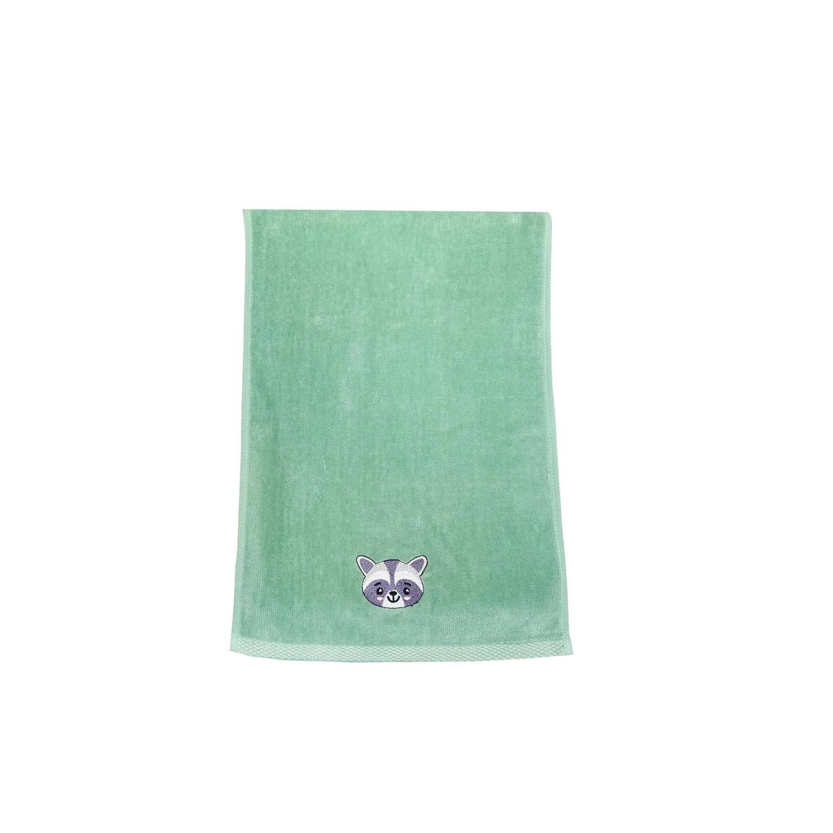 Casa Bonita - Toalla kids diseño mapache verde