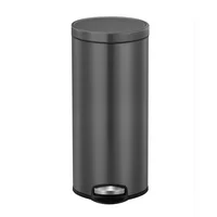 Bote de Basura Negro Mate 30 L
