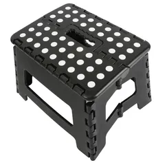 Piso Plegable Blanco/Negro