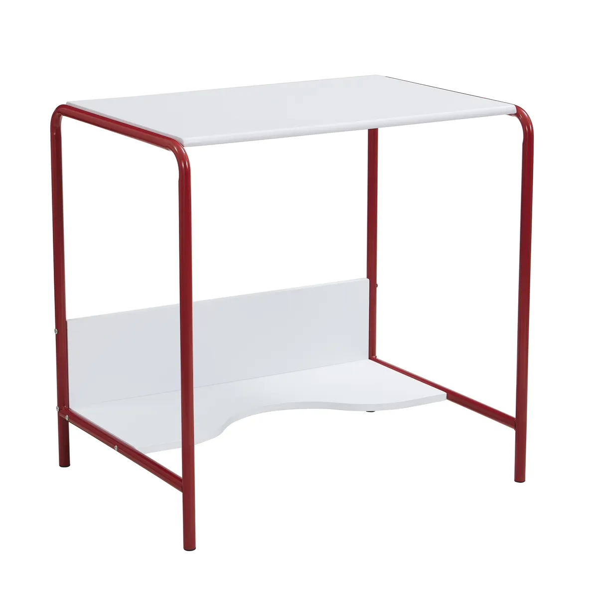 Just Home Collection - Mesa Infantil Hoback Blanco/Rojo